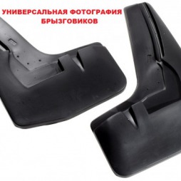 Брызговики для Audi A4 (B9) (2015) (передние) Ауди а4 Norplast ( Норпласт ) NPL-Br-05-20F Полиуретановые Чёрные