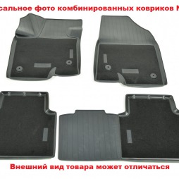 Коврики в салон комбинированные BMW 3 (F30/F31) (2011) Бмв 2 Norplast ( Норпласт ) Unidec NPA10-C07-100-CM Модельные Полиуретановые С бортами / бортиками Чёрные