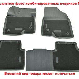 Коврики в салон комбинированные Volvo XC60 II 3D (2017) Вольво хс 60 Norplast ( Норпласт ) Unidec NPA11-C96-730-CM Модельные Полиуретановые С бортами / бортиками Чёрные