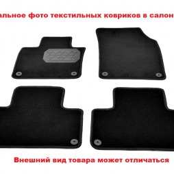 Ковры салона текстильные для Acura MDX (YD1) (2001-2006) Norplast(Норпласт) NPL-VTe-030-010a Ворсовые Велюр Чёрные