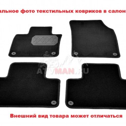 Коврики в салон ворсовые GAC GS5 (2020) Гак гс5 Norplast ( Норпласт ) Unidec NPA11-VTe270-190a Текстильные Велюр Чёрные