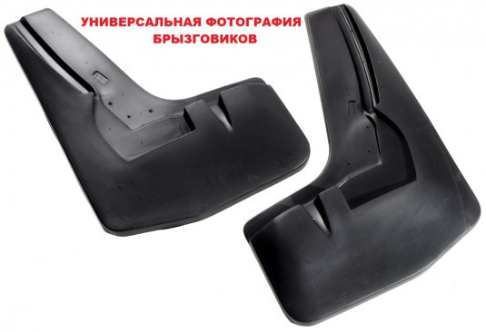 Брызговики для Audi A4 (B9) (2015) (передние) Ауди а4 Norplast ( Норпласт ) NPL-Br-05-20F Полиуретановые Чёрные