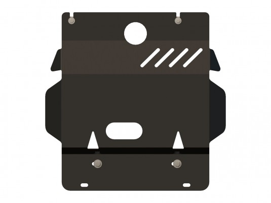 Защита картера двигателя TOYOTA FJ Cruiser / Land Cruiser 120 (Prado) 2002 - 2009 3,0 TD J12 Sheriff / Шериф 24.0860 сталь 2,5 мм Тойота Фджей Крузер / Ленд Крузер 120 ( Прадо ) 860
