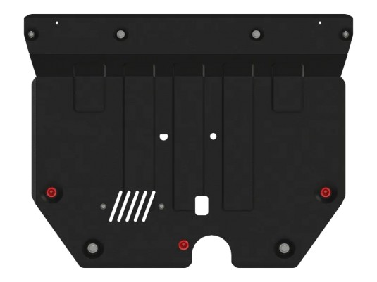 Защита картера двигателя и КПП ( коробки передач ) GAC GS8 II 2023 - 2.0 AT FullWD SUV Sheriff / Шериф 47.5481 сталь 2,0 мм Гак Гс8 2 5481
